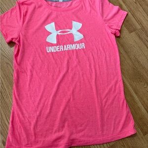 Under Armour Pink Short Sleeve Tee